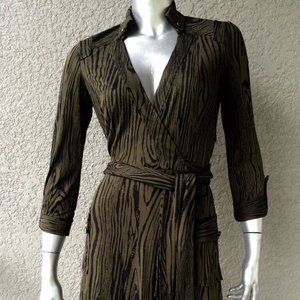 DIANE VON FURSTENBERG Konya Print Wrap Dress